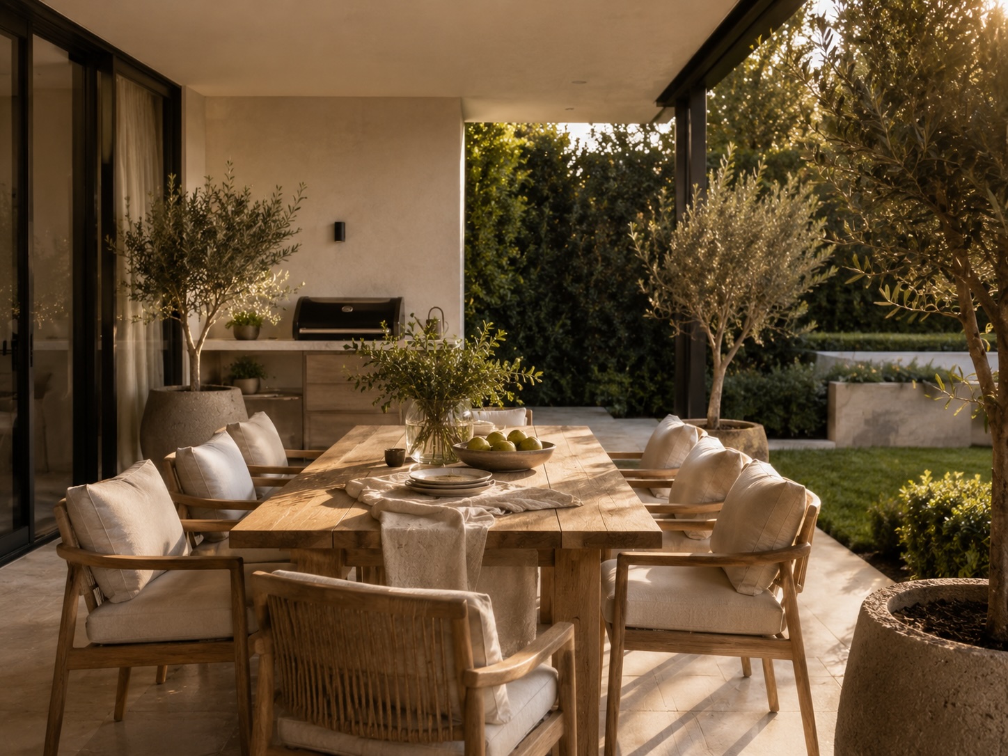 Alfresco dining styling — Bayside