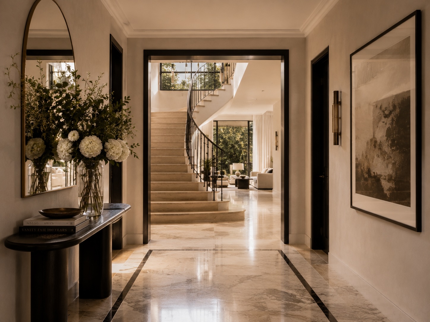 Styled entry foyer — Brighton