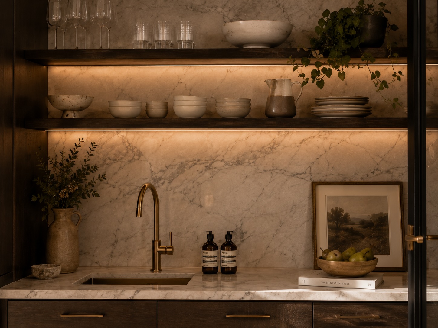 Butler's pantry styling — Camberwell